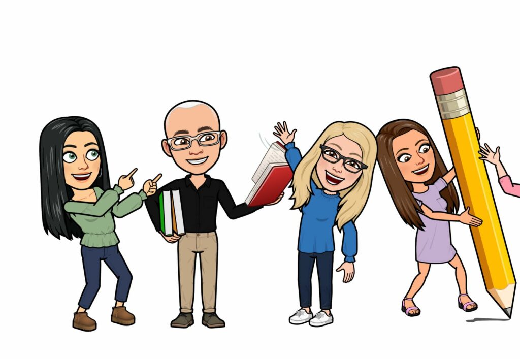 An animated picture of the 3rd grade teachers