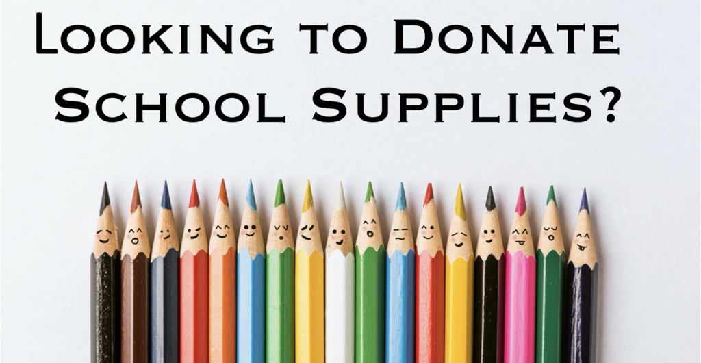 School Supply Donations Oakridge